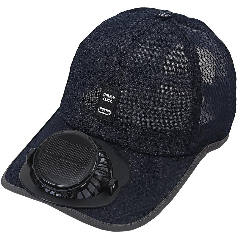 Solar Charging Fan Hat - Breathable Mesh UV Protection Baseball Cap For Men Women Summer Outdoor Sun Hat 5