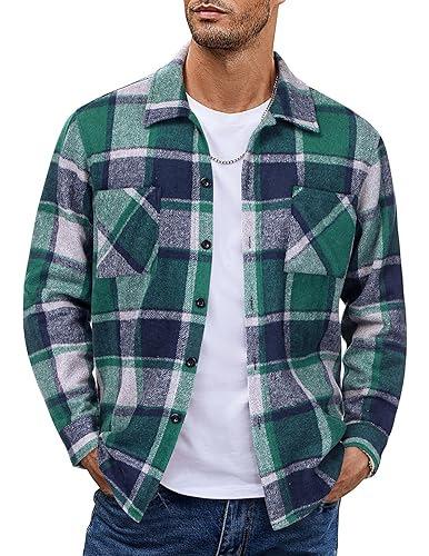 Button Up Casual Retro AutumnWinter Mens Shirt 11