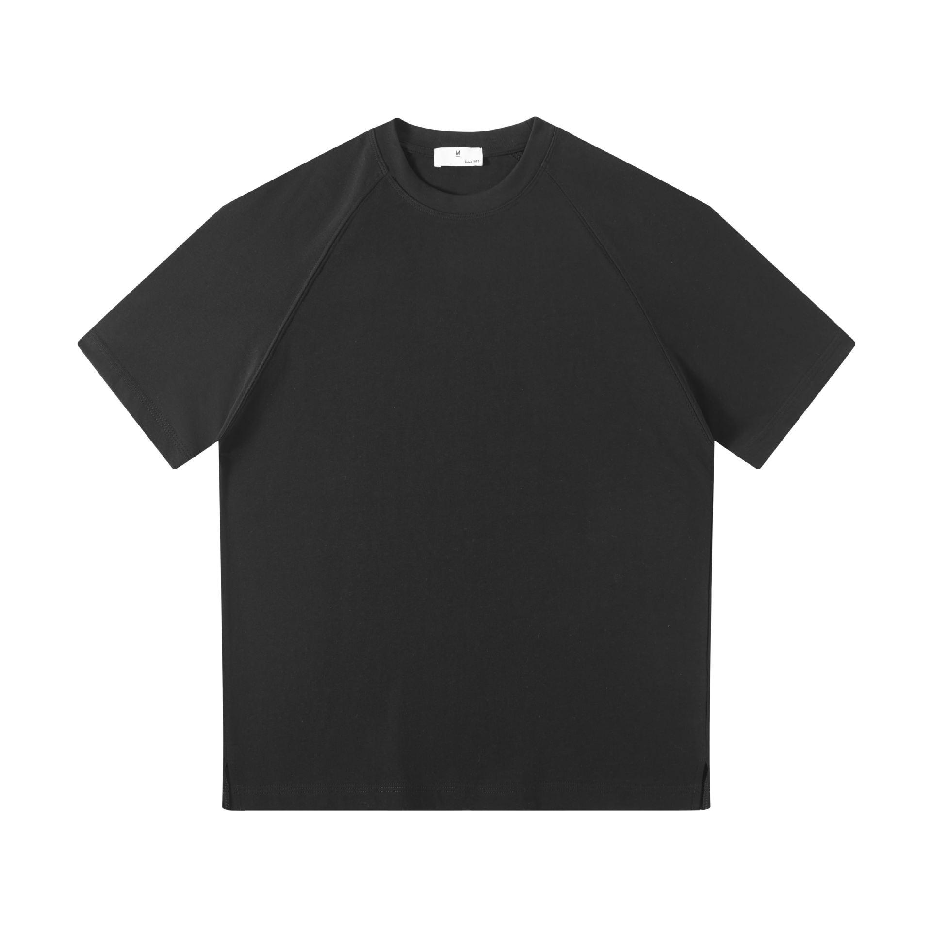 Round-neck Solid-color Loose-fitting Bottoming Shirt 6
