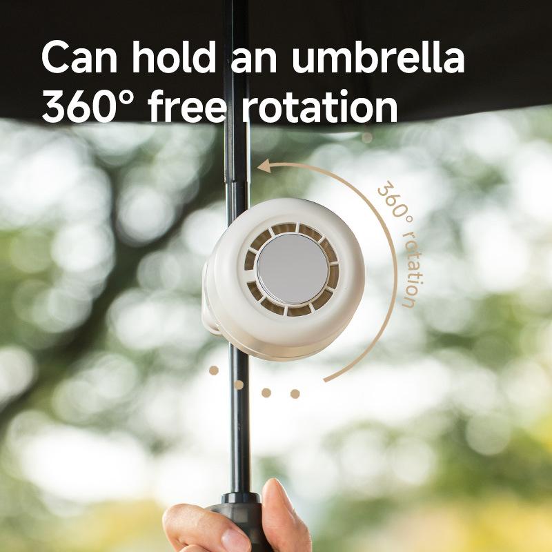 Clip-on Umbrella-style Cooling Fan With Adjustable Design 4