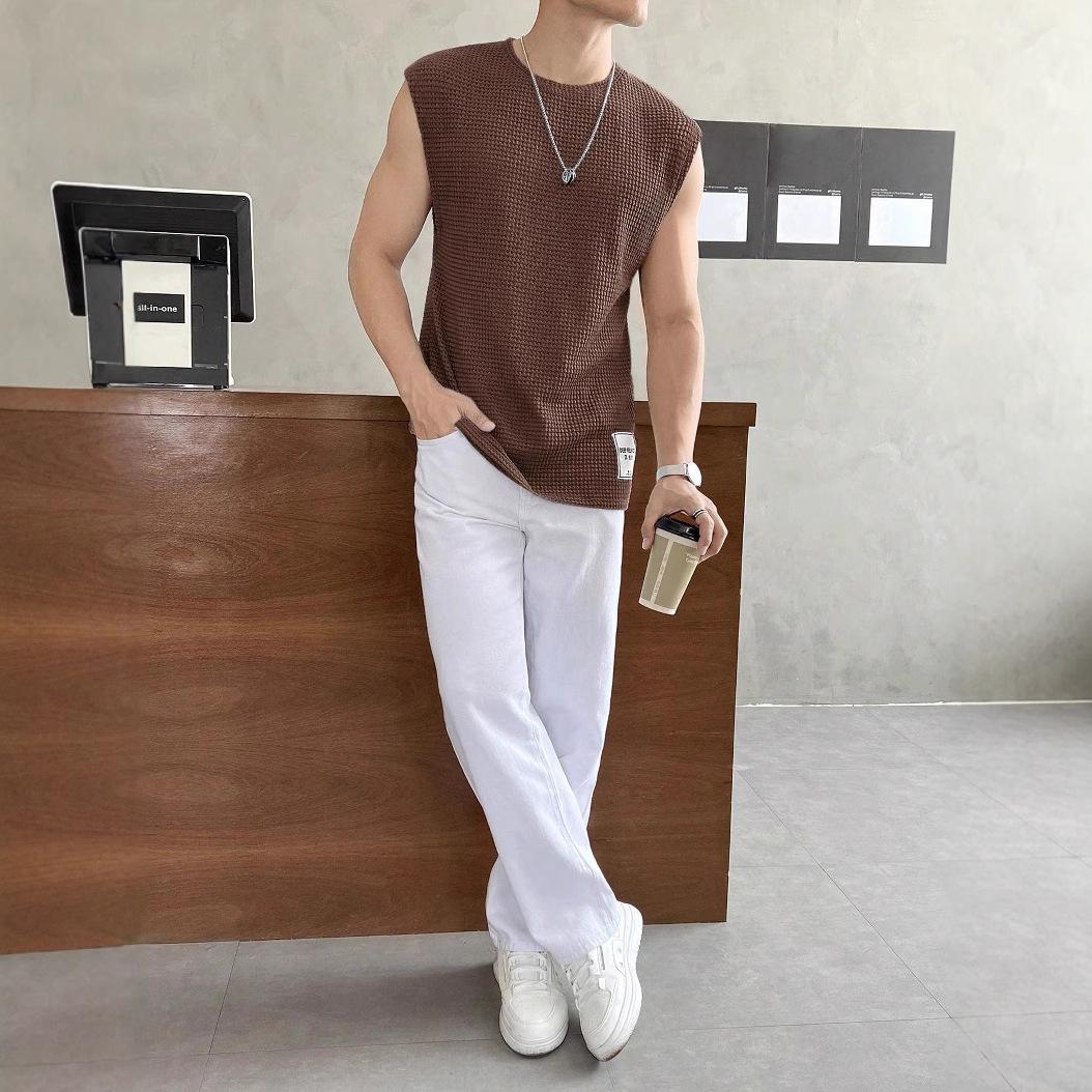Mens Loose-Fit Fashionable Casual Sports Vest 3