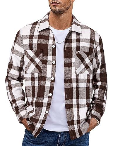 Button Up Casual Retro AutumnWinter Mens Shirt 13