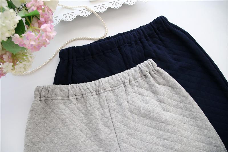 New Autumn Winter Mens Japanese-Style Pure Cotton Air-Layer Loungewear Set 5