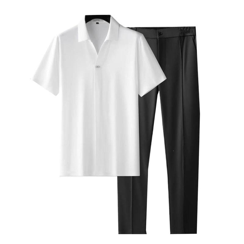 Mens Business-Casual Sports Two-Piece Set 5