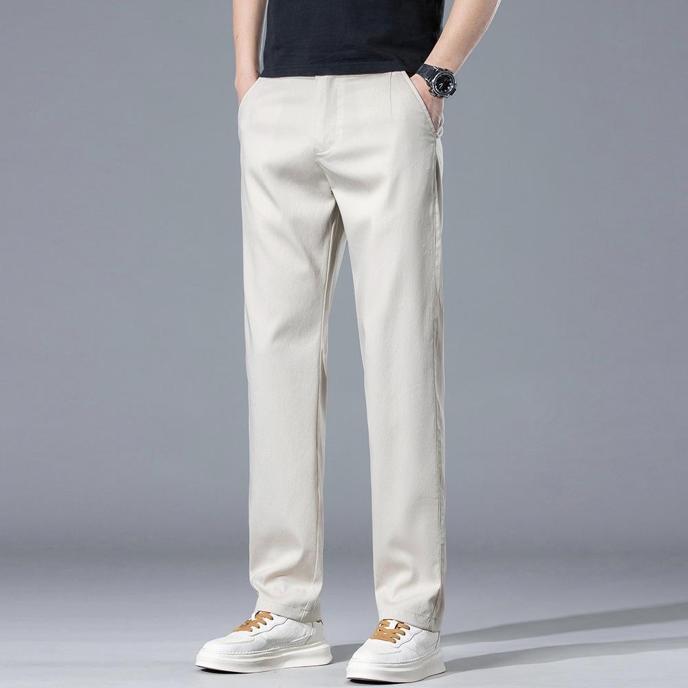 Men's Summer Thin Straight-Leg Long Pants 4
