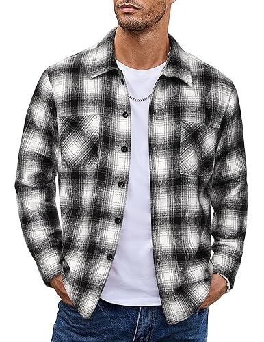 Button Up Casual Retro AutumnWinter Mens Shirt 7