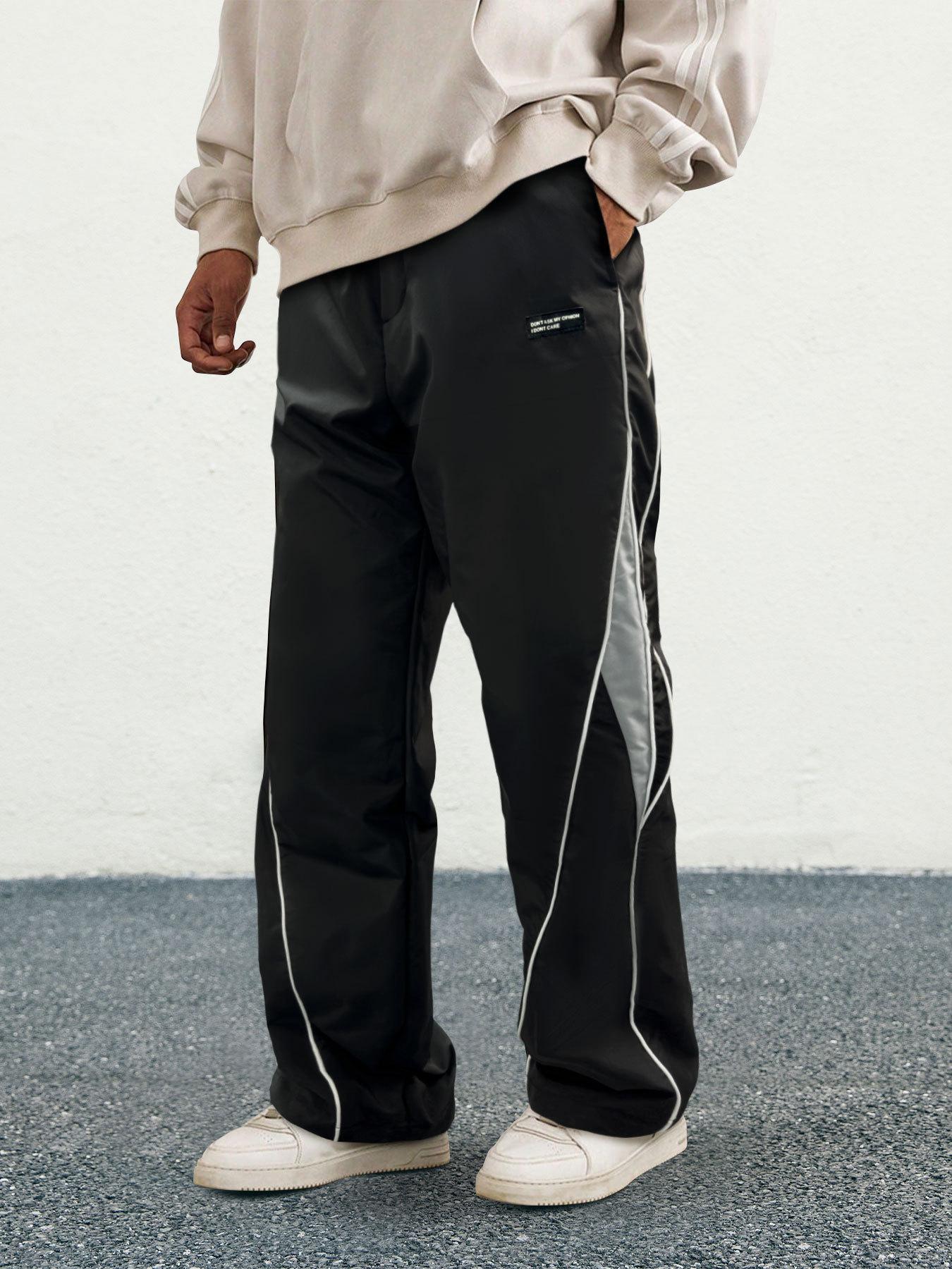 Mens Relaxed-fit Straight-leg Athletic Pants