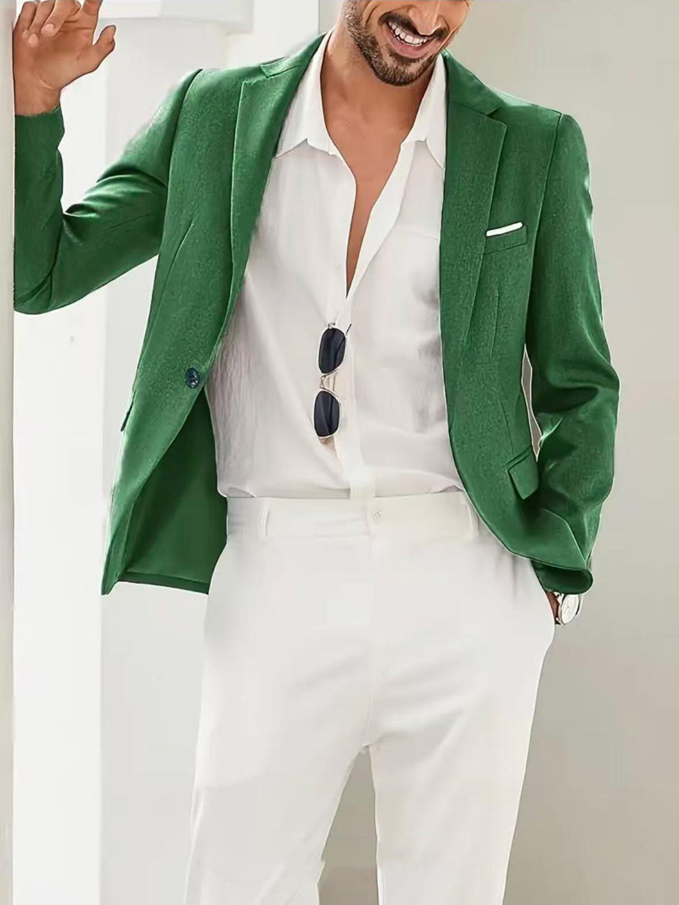 Italian-style Summer Mens Lightweight Casual Jacket 8