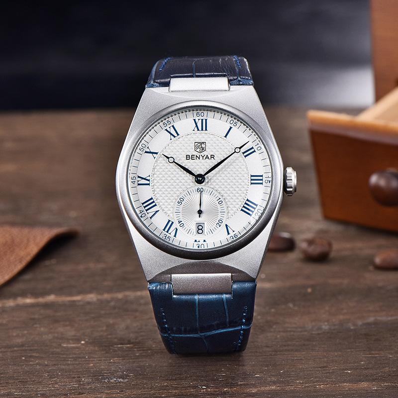 Men's Quartz Watch Fashion Business Simplicity Waterproof Tide Wrist Watch Calendar Watch Men 11