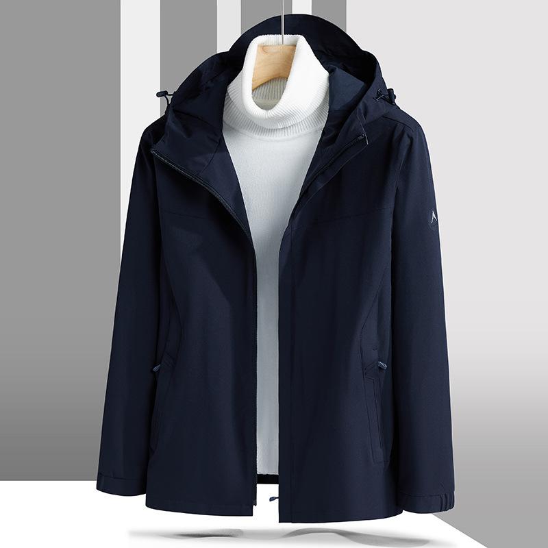 Plus Size Shell Jacket Windproof Waterproof Mountaineering Suit Coat 5