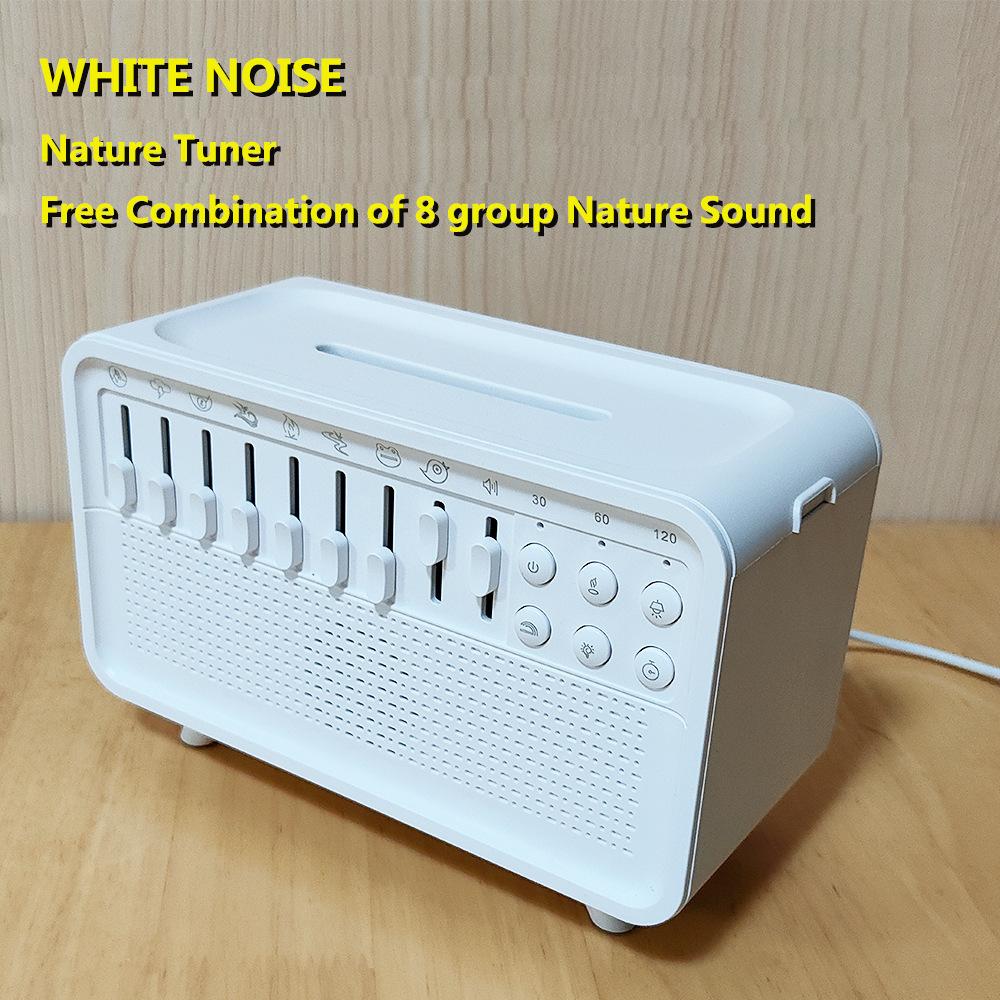 3 In 1 Bluetooth Speaker White Noise Sleep Night Light Humidifier All-in-one Machine Free Combination Of 8 Group Nature Sound 3