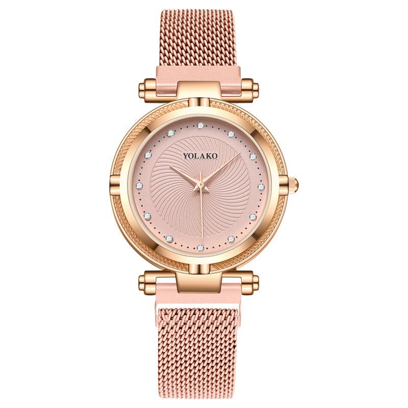 Fashion Diamond Women's Lazy Magnet Wrist Watch 7