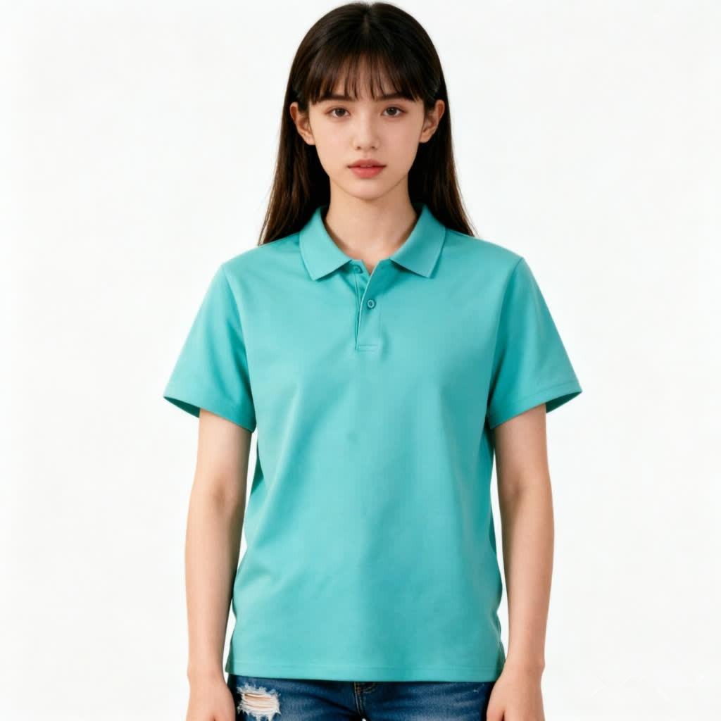 Mens Summer Thin Ice-silk Short-sleeve Polo Shirt With A Turn-down Collar 3