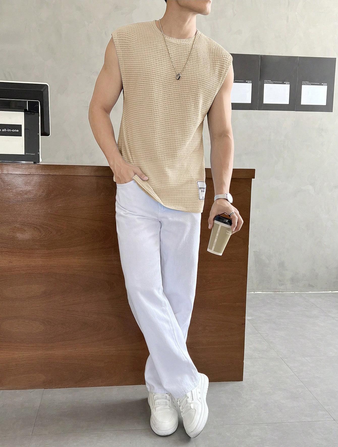 Mens Loose-Fit Fashionable Casual Sports Vest 10
