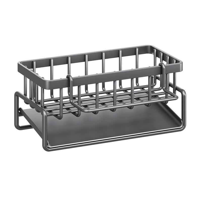 Rag Rack Kitchen Shelf Sink Drainage Basket Sub-table Multi-functional 5