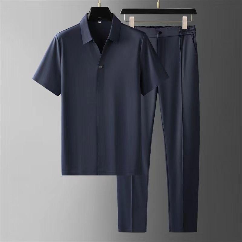 Mens Business-Casual Sports Two-Piece Set 3