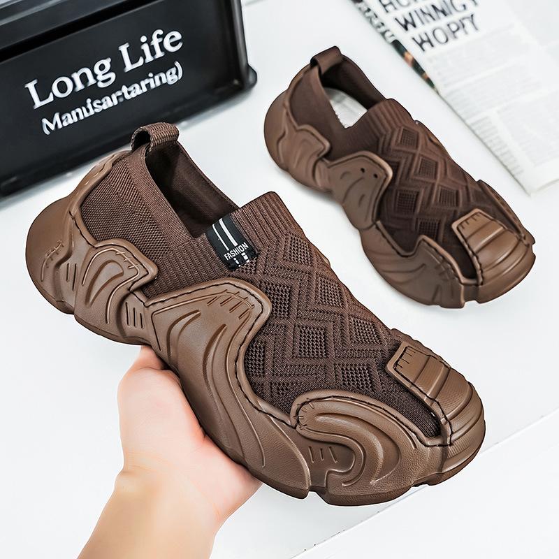 Versatile Comfortable Chunky-soled Shoes Mens 7