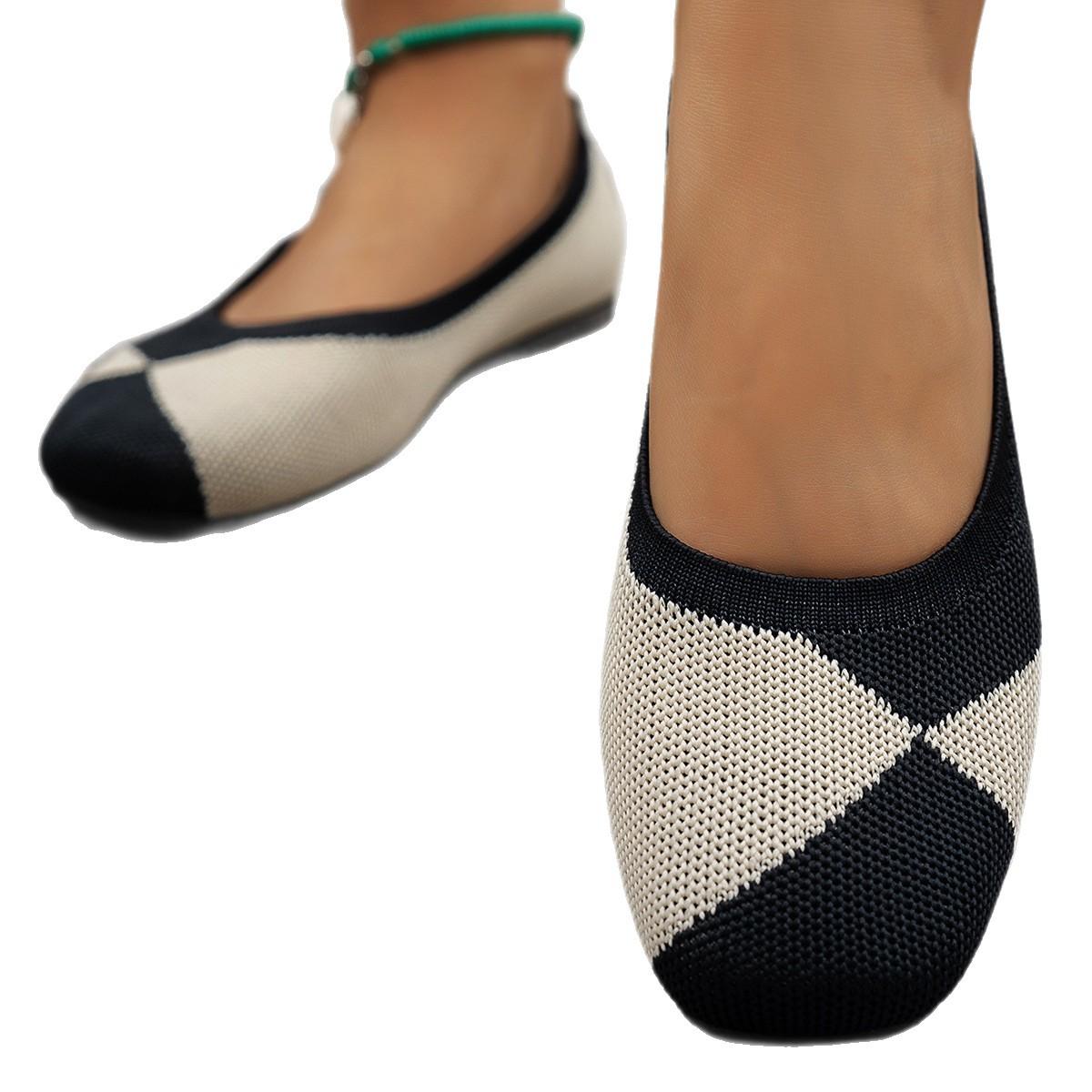 Flyknit Low-cut Flat Soft Bottom Multicolor Shoes Women 5