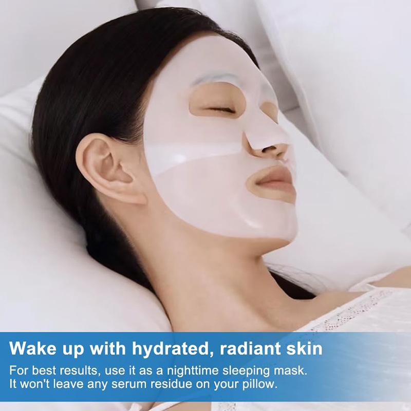 Face Mask Shrink Pore Moisturizing Refreshing Brightening Firming Lift Nourish Skin Care Deep Hydration Moisturizer 7