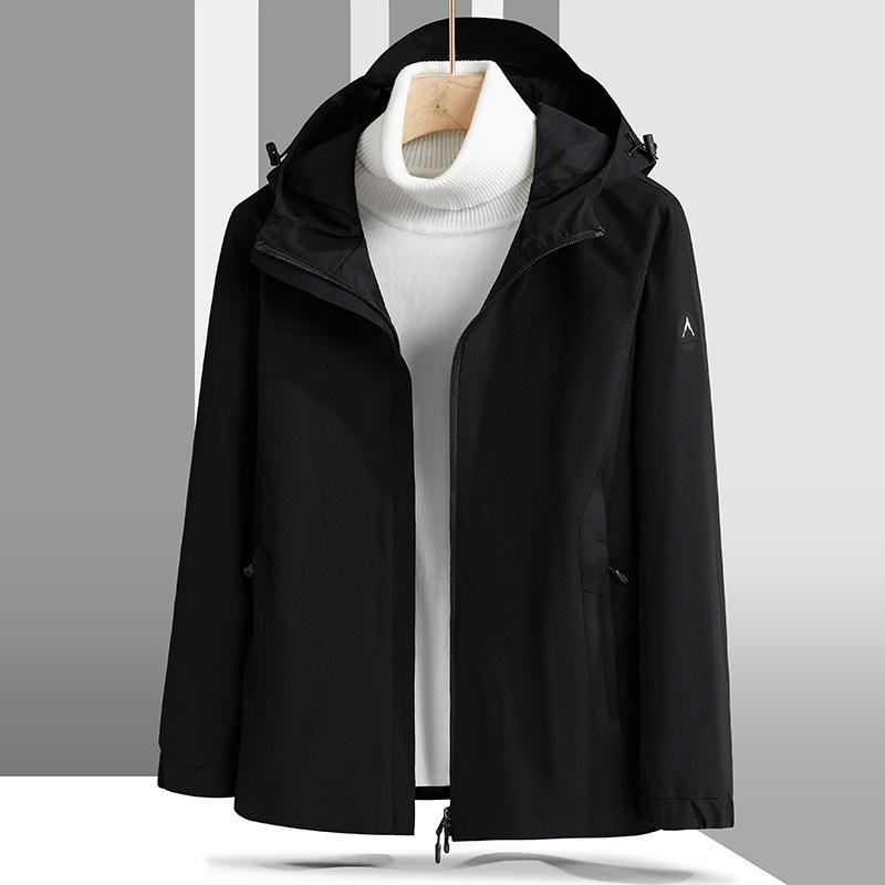 Plus Size Shell Jacket Windproof Waterproof Mountaineering Suit Coat 8