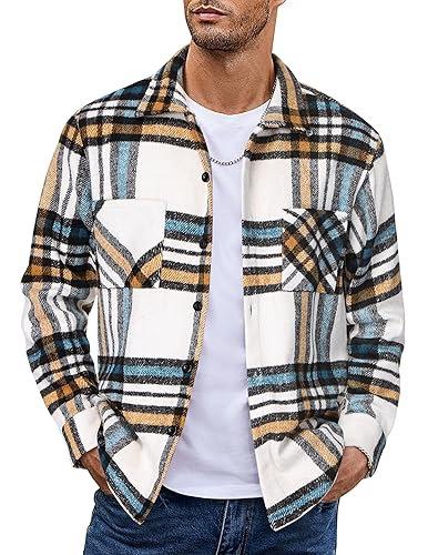 Button Up Casual Retro AutumnWinter Mens Shirt 16