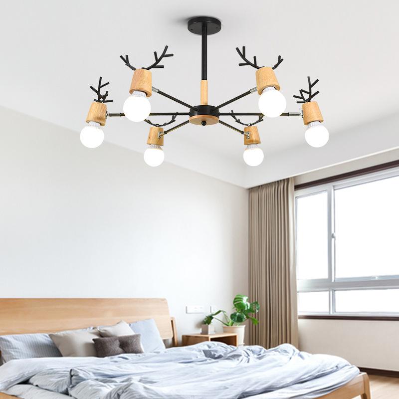 Modern Minimalist Ceiling Lamp Nordic Creative Antler Lamp 4
