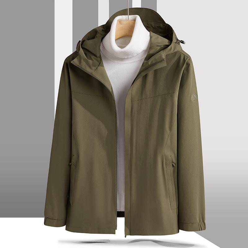 Plus Size Shell Jacket Windproof Waterproof Mountaineering Suit Coat 4