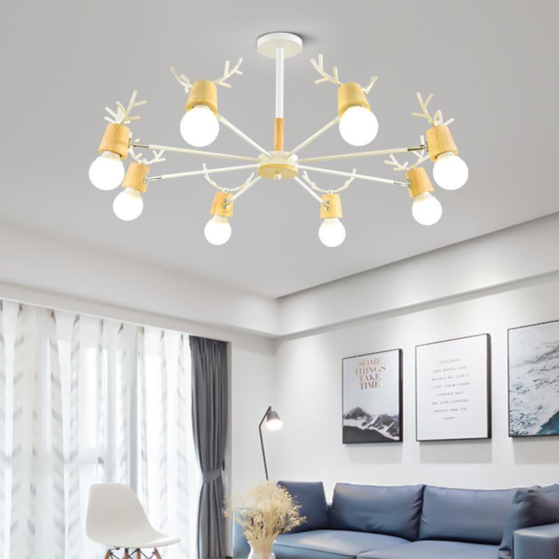 Modern Minimalist Ceiling Lamp Nordic Creative Antler Lamp 3