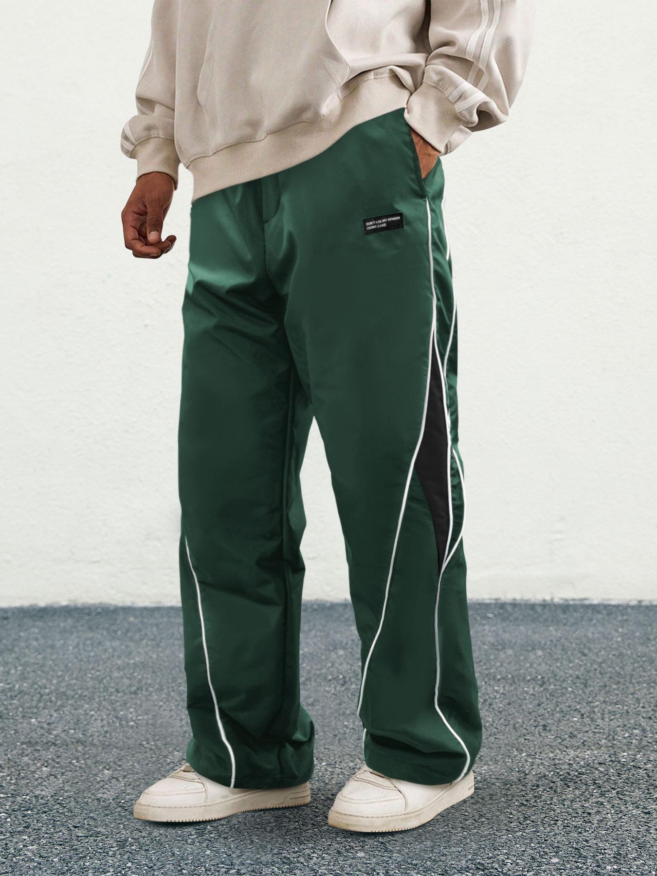 Mens Relaxed-fit Straight-leg Athletic Pants 8
