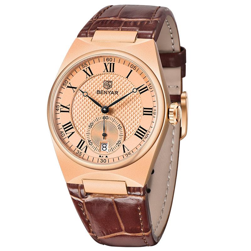 Men's Quartz Watch Fashion Business Simplicity Waterproof Tide Wrist Watch Calendar Watch Men 7