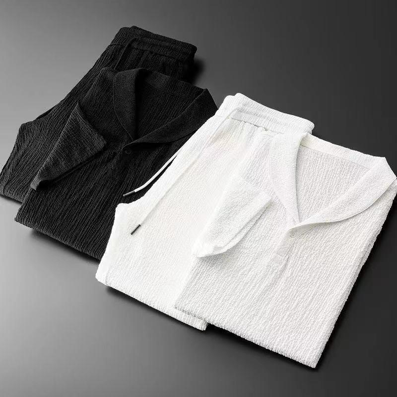 Mens New Trendy Summer Thin-set Suit 4