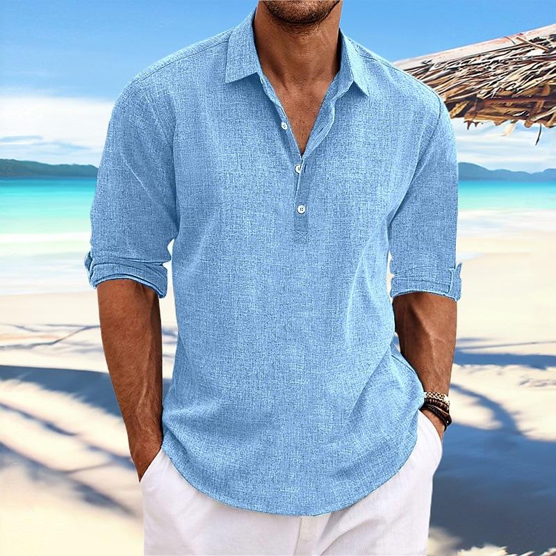 Sweat-absorbent Wrinkle-free Casual Short-sleeve 5