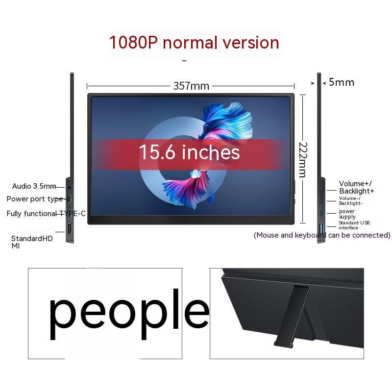 Touch Portable Monitor Mobile Phone Computer Game External Expansion Screen 10