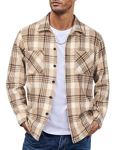 Button Up Casual Retro AutumnWinter Mens Shirt 15