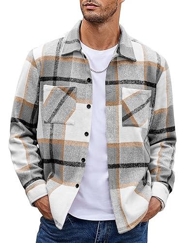 Button Up Casual Retro AutumnWinter Mens Shirt 18
