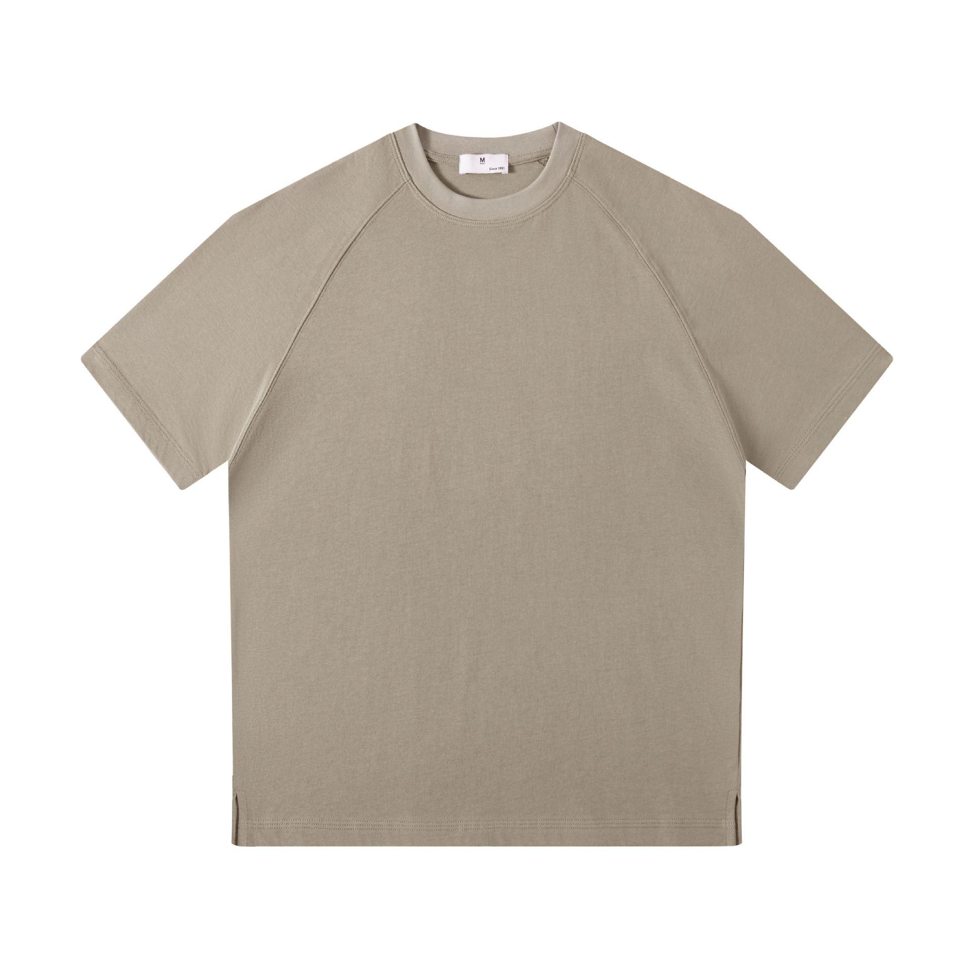 Round-neck Solid-color Loose-fitting Bottoming Shirt 10