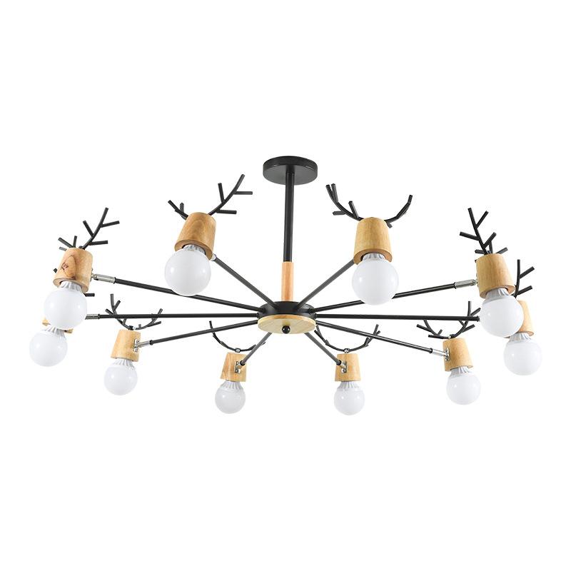 Modern Minimalist Ceiling Lamp Nordic Creative Antler Lamp 5