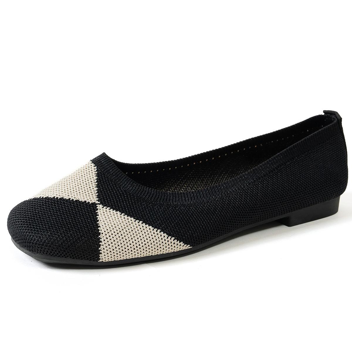 Flyknit Low-cut Flat Soft Bottom Multicolor Shoes Women 3