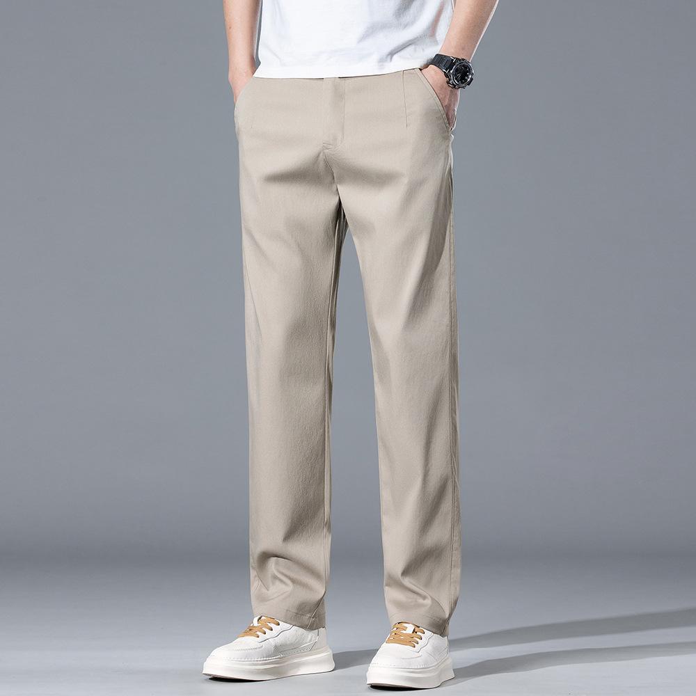Men's Summer Thin Straight-Leg Long Pants 3