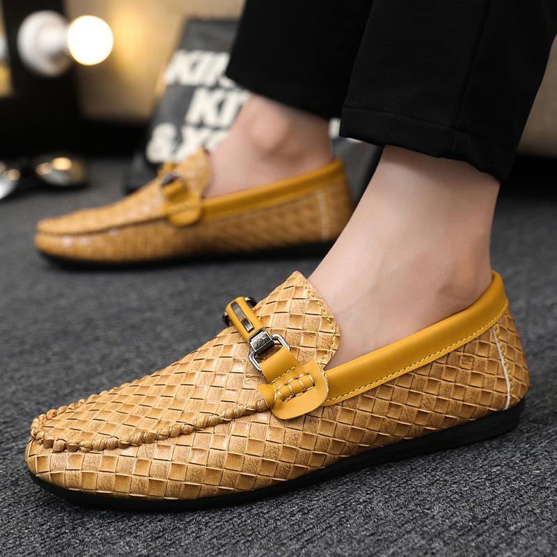 Mens Springsummer Low-top Moccasins Versatile Casual Shoes 4