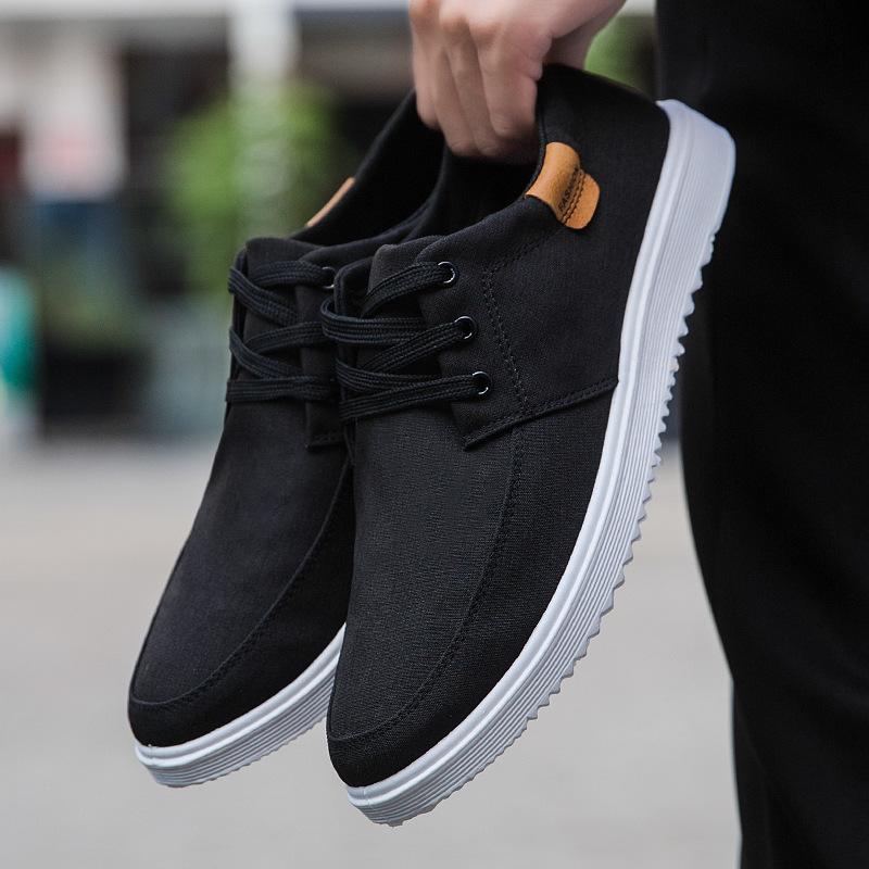 Men's Shoes Breathable Canvas Shoes Korean Style Trendy 3