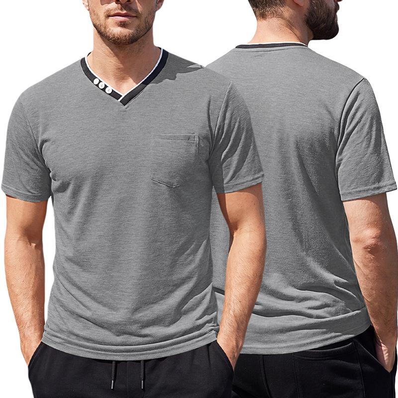 Henry V-neck Mens Short-sleeve T-shirt 9