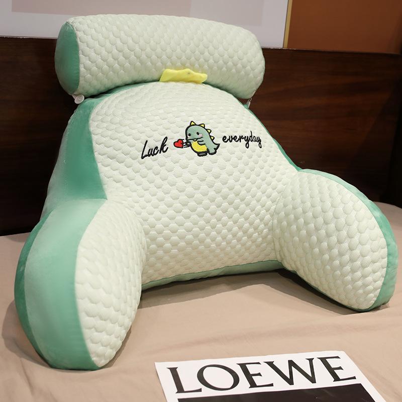 Sofa Fluffy Cushion Luncheon Pillow Triangle Reading Cushion Bedside Soft Large Backrest Lumbar Cushion Office Chair Cushion 5