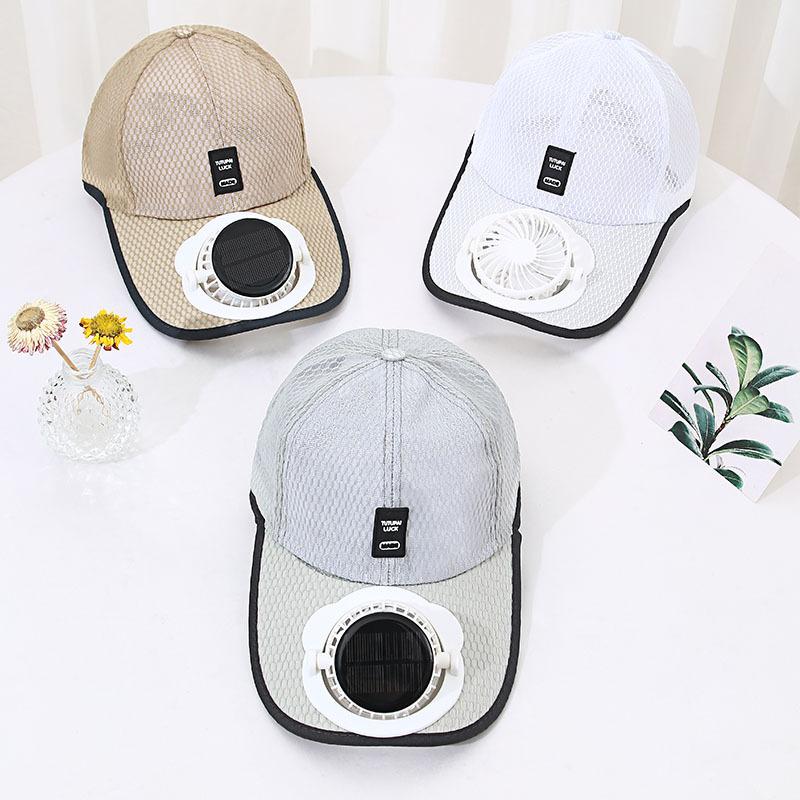 Solar Charging Fan Hat - Breathable Mesh UV Protection Baseball Cap For Men Women Summer Outdoor Sun Hat 3