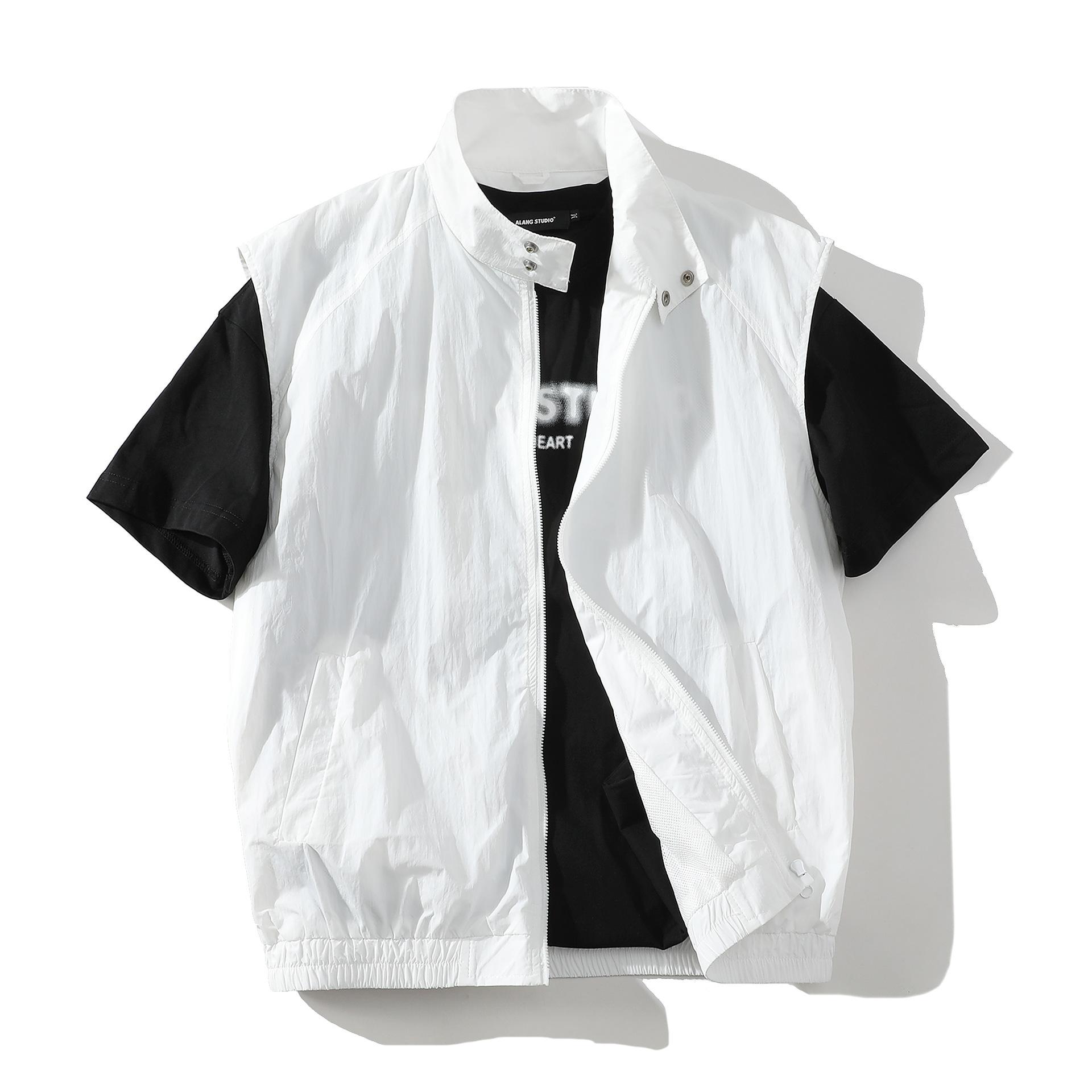 Simple Versatile Sun-protective Hooded Vest 7