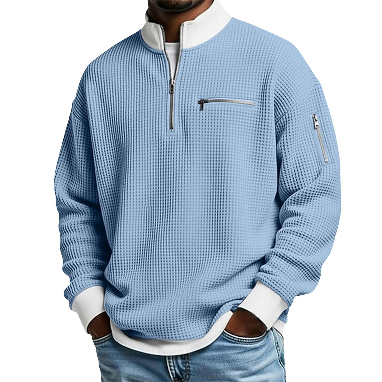 Mens Sports Zip-Up Long-Sleeve Sweatshirt 11