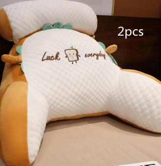 Sofa Fluffy Cushion Luncheon Pillow Triangle Reading Cushion Bedside Soft Large Backrest Lumbar Cushion Office Chair Cushion 33