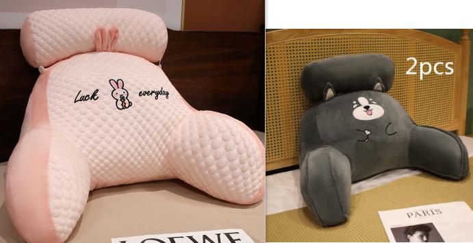 Sofa Fluffy Cushion Luncheon Pillow Triangle Reading Cushion Bedside Soft Large Backrest Lumbar Cushion Office Chair Cushion 15