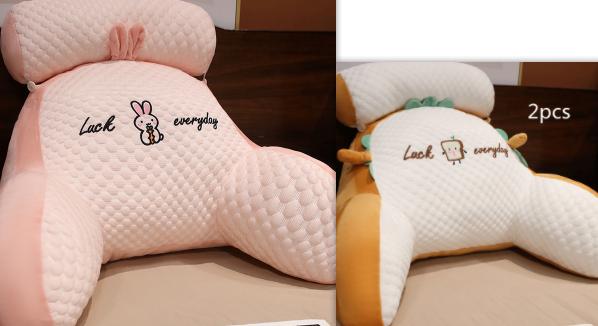 Sofa Fluffy Cushion Luncheon Pillow Triangle Reading Cushion Bedside Soft Large Backrest Lumbar Cushion Office Chair Cushion 41