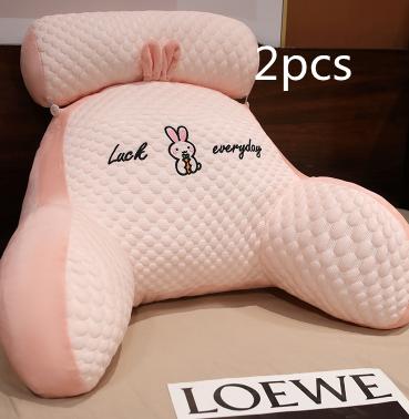 Sofa Fluffy Cushion Luncheon Pillow Triangle Reading Cushion Bedside Soft Large Backrest Lumbar Cushion Office Chair Cushion 11